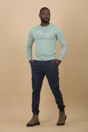 Pantalon Cargo denim avec quatre poches