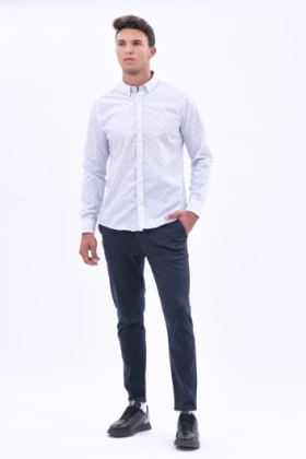 CHEMISE AVEC MOTIF LOSANGES
